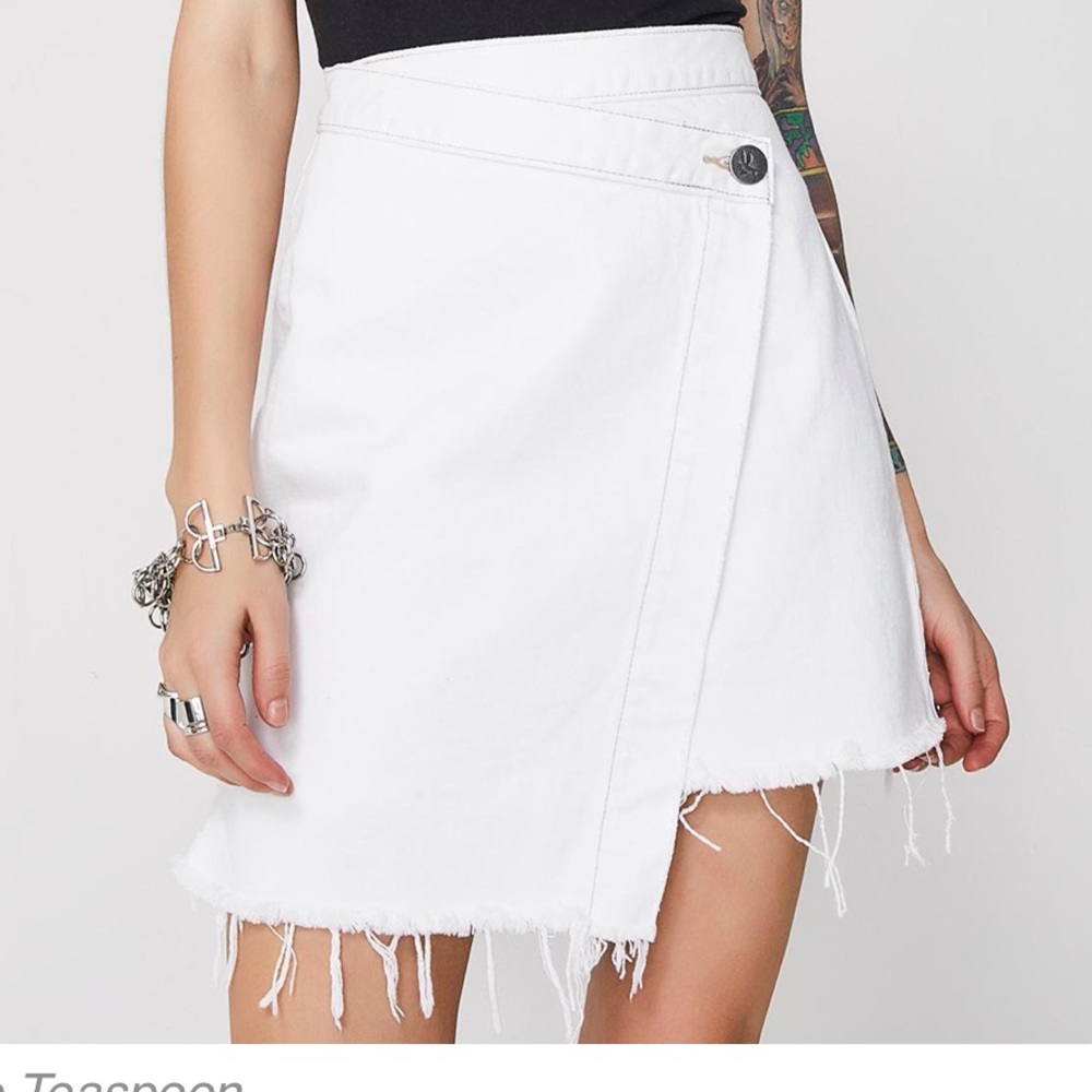 One Teaspoon Wild Thing Denim Skirt